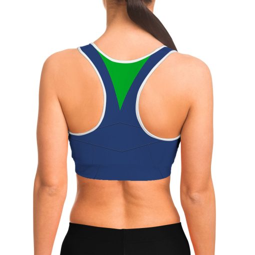 Gearhumans 3D Mario Luigi Custom Sport Bra
