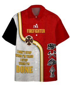 Gearhumans 3D Im A Firefighter Memorial Day Custom Hawaiian Shirt