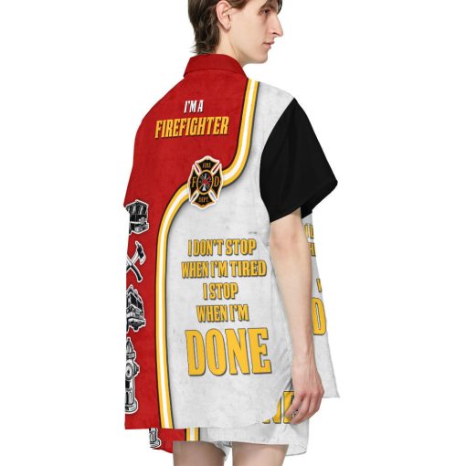 Gearhumans 3D Im A Firefighter Memorial Day Custom Hawaiian Shirt 5 Gearhumans 3D Im A Firefighter Memorial Day Custom Hawaiian Shirt - Image 5