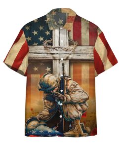 Gearhumans 3D Memorial Day Lest We Forget Veteran Custom Hawaiian Shirt