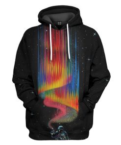 Gearhumans Astronaut Filling Color OuterSpace Custom Tshirt Hoodies Apparel