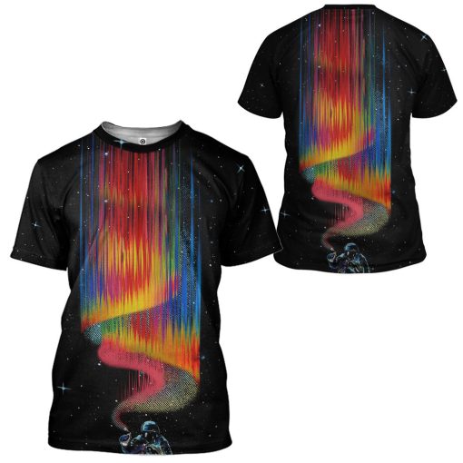 Gearhumans Astronaut Filling Color OuterSpace Custom Tshirt Hoodies Apparel - Image 8