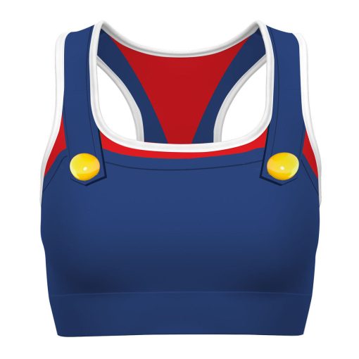 Gearhumans 3D Mario Custom Sport Bra