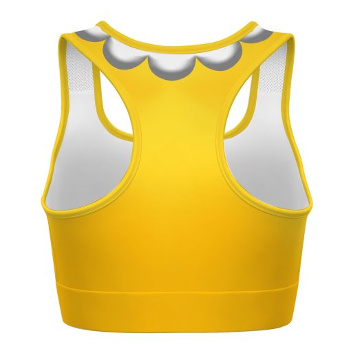 Gearhumans 3D Princess Daisy Custom Sport Bra - Image 2