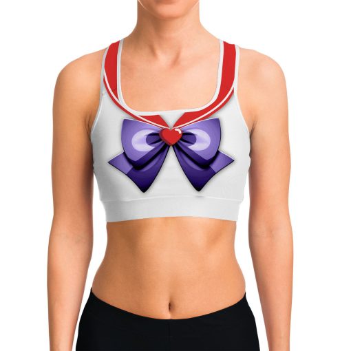 Gearhumans 3D Sailor Mars Custom Sport Bra - Image 5