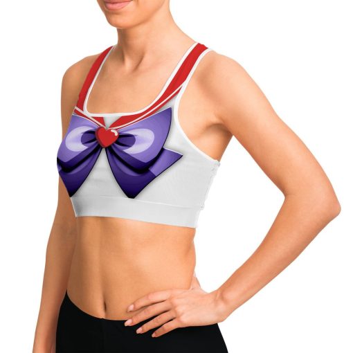 Gearhumans 3D Sailor Mars Custom Sport Bra - Image 7