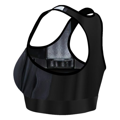 Gearhumans 3D S.W Darth Vader Custom Sport Bra - Image 4
