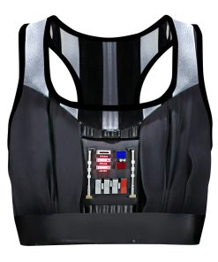 Gearhumans 3D S.W Darth Vader Custom Sport Bra