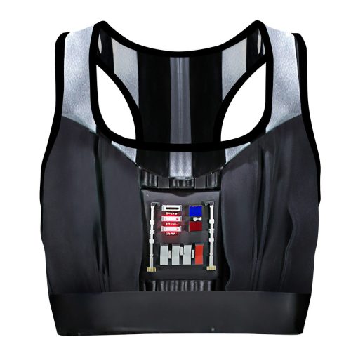 Gearhumans 3D S.W Darth Vader Custom Sport Bra