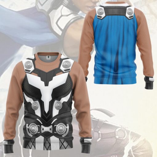 Gearhumans 3D Legends King Valkyrie Thor 4 Cosplay Custom Tshirt Hoodie Apparel - Image 9