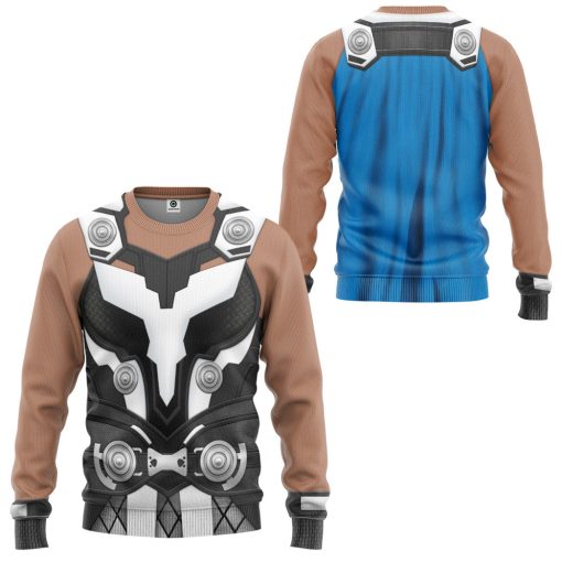 Gearhumans 3D Legends King Valkyrie Thor 4 Cosplay Custom Tshirt Hoodie Apparel - Image 2