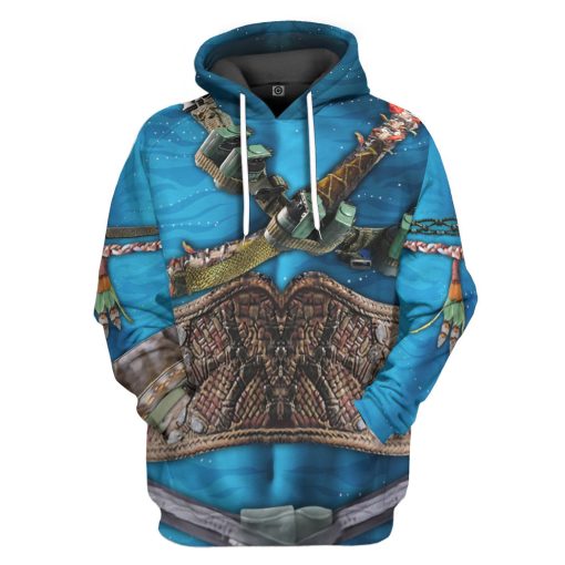 Gearhumans 3D Avatar Jake Sully Cosplay Custom Tshirt Hoodie Apparel