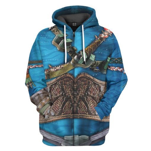 Gearhumans 3D Avatar Jake Sully Cosplay Custom Tshirt Hoodie Apparel - Image 4