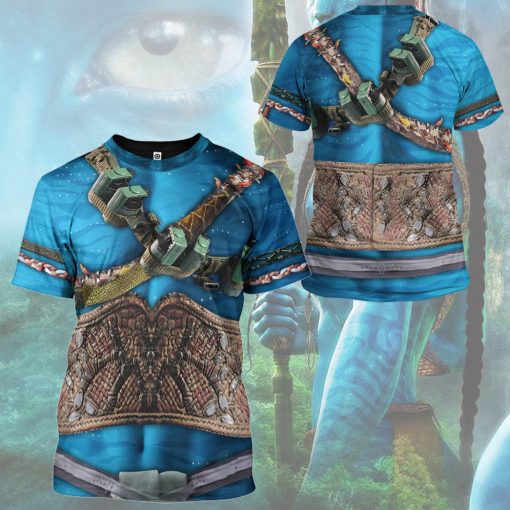 Gearhumans 3D Avatar Jake Sully Cosplay Custom Tshirt Hoodie Apparel - Image 10