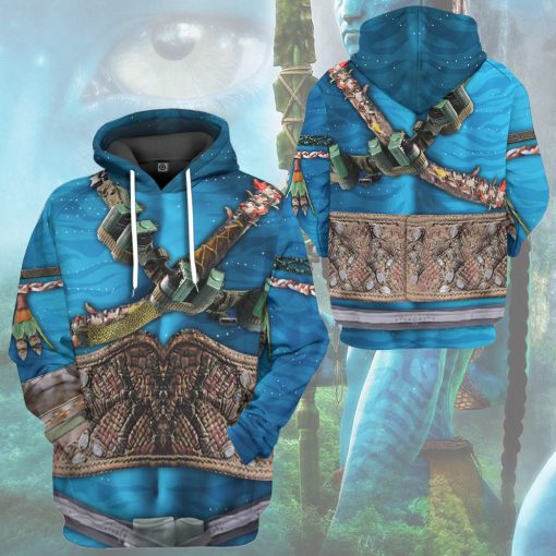 Gearhumans 3D Avatar Jake Sully Cosplay Custom Tshirt Hoodie Apparel - Image 8