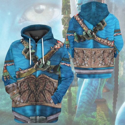 Gearhumans 3D Avatar Jake Sully Cosplay Custom Tshirt Hoodie Apparel - Image 12