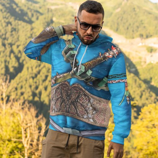 Gearhumans 3D Avatar Jake Sully Cosplay Custom Tshirt Hoodie Apparel - Image 14