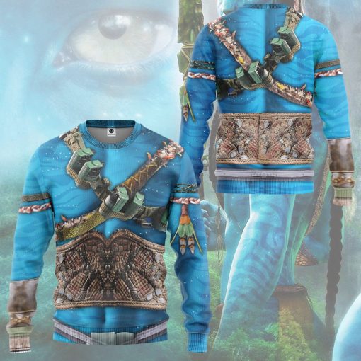 Gearhumans 3D Avatar Jake Sully Cosplay Custom Tshirt Hoodie Apparel - Image 9