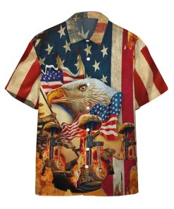 Gearhumans 3D Memorial Day We Will Never Forget Veteran Custom Hawaiian Shirt