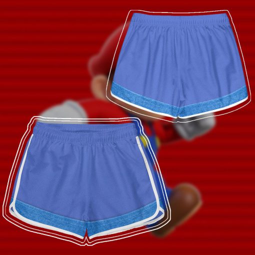 Gearhumans 3D Mario Custom Women Short - Image 7