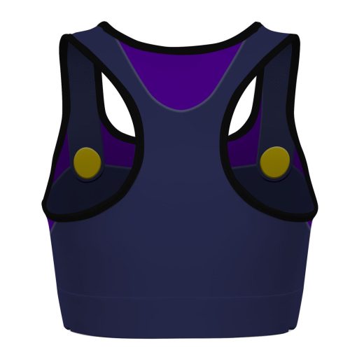 Gearhumans 3D Mario Waluigi Custom Sport Bra - Image 2