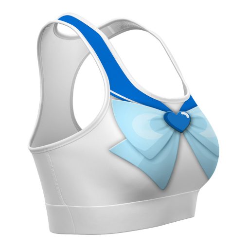 Gearhumans 3D Sailor Mercury Custom Sport Bra - Image 3