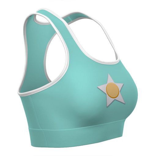 Gearhumans 3D Mario Princess Rosalina Custom Sport Bra 3 Gearhumans 3D Mario Princess Rosalina Custom Sport Bra - Image 3