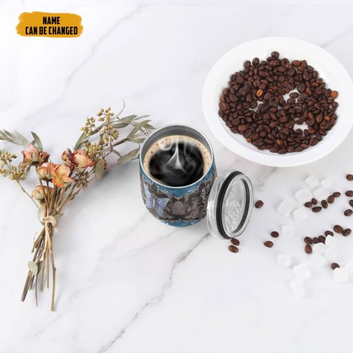 Gearhumans 3D Butterfly Jewelry Custom Name Tumbler - Image 10