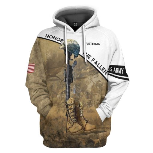 Gearhumans 3D Honor The Fallen Custom Tshirt Hoodie Apparel