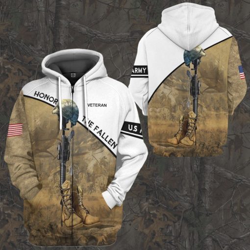 Gearhumans 3D Honor The Fallen Custom Tshirt Hoodie Apparel - Image 12