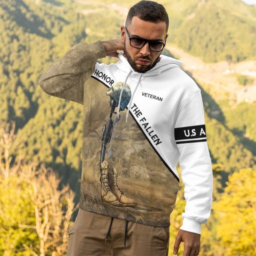 Gearhumans 3D Honor The Fallen Custom Tshirt Hoodie Apparel - Image 14