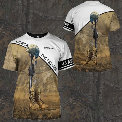 Gearhumans 3D Honor The Fallen Custom Tshirt Hoodie Apparel - Image 11
