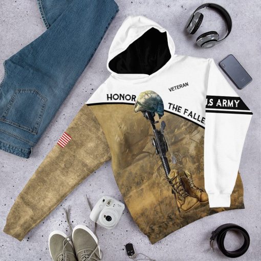 Gearhumans 3D Honor The Fallen Custom Tshirt Hoodie Apparel - Image 13