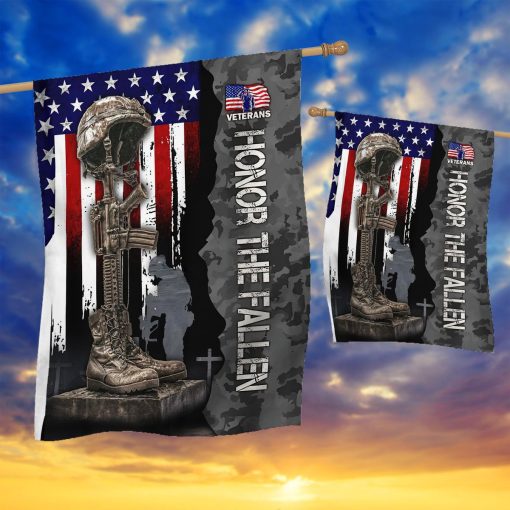 Gearhumans 3D Honor The Fallen Memorial Day Custom Flag - Image 6