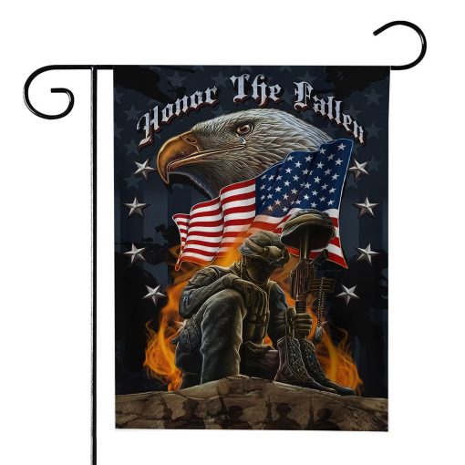 Gearhumans 3D Honor The Fallen Memorial Day Custom Flag