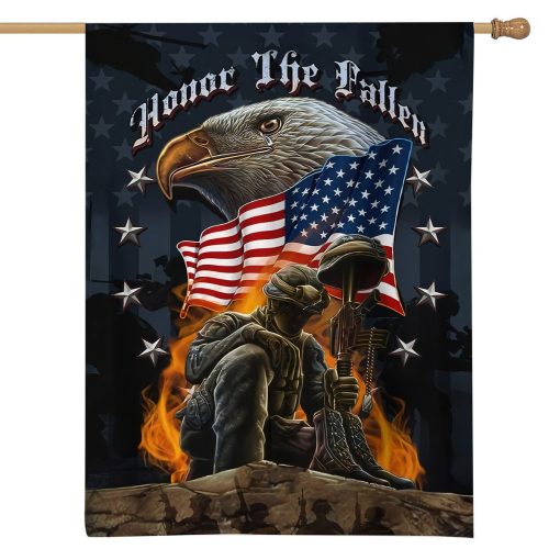 Gearhumans 3D Honor The Fallen Memorial Day Custom Flag - Image 2