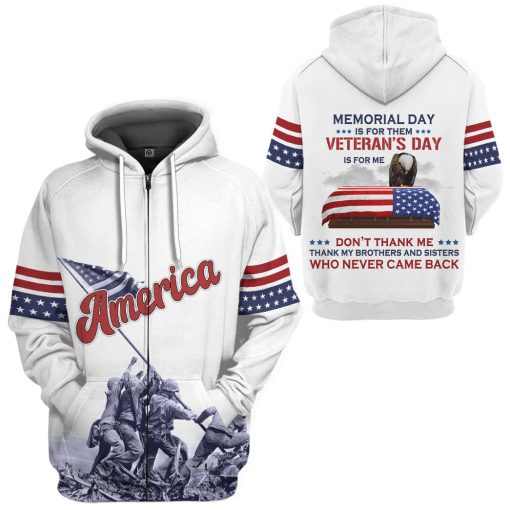 Gearhumans 3D Memorable Day Custom Tshirt Hoodie Apparel - Image 8