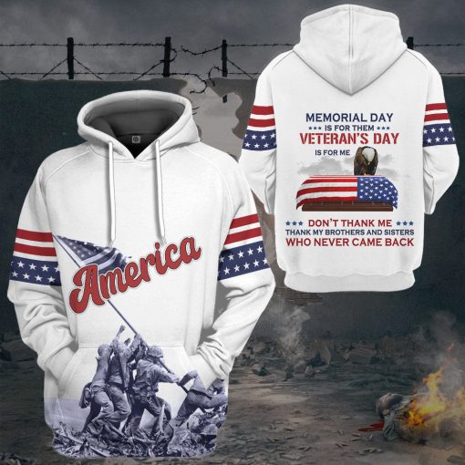 Gearhumans 3D Memorable Day Custom Tshirt Hoodie Apparel - Image 9