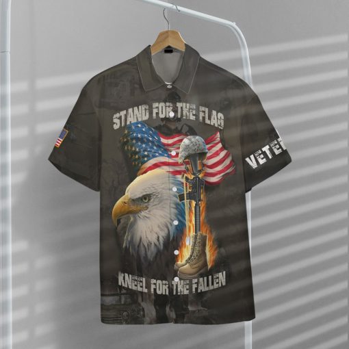 Gearhumans 3D Stand For The Flag Custom Hawaii Shirt - Image 7