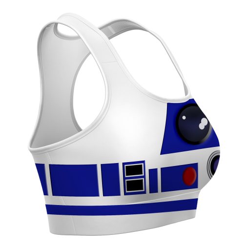 Gearhumans 3D S.W R2 D2 Custom Sport Bra - Image 3