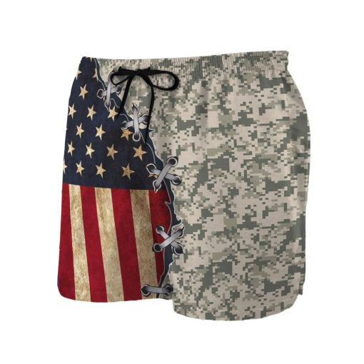 Gearhumans 3D Memorial Day Veteran Honor The Fallen Custom Men Shorts 3 Gearhumans 3D Memorial Day Veteran Honor The Fallen Custom Men Shorts - Image 3