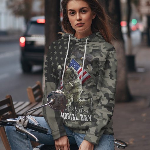 Gearhumans 3D Honor The Fallen Memorial Day Custom Tshirt Hoodie Apparel - Image 13