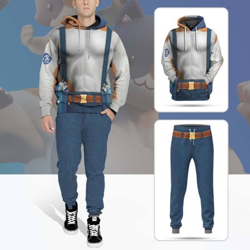 Gearhumans 3D FN Meowscles Custom Sweatpants - Image 5