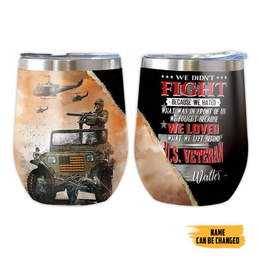 Gearhumans 3D Veterans Army Gift Memorial Day Custom Name Tumbler