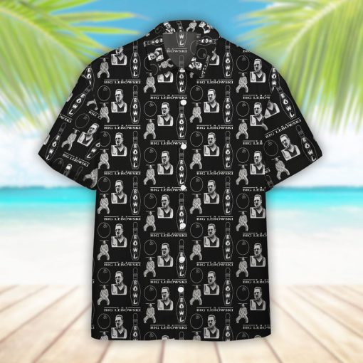Gearhumans 3D The Big Lebowski Custom Hawaiian Shirt - Image 7