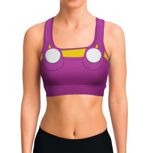 Gearhumans 3D Mario Wario Custom Sport Bra - Image 5