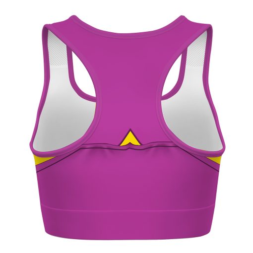 Gearhumans 3D Mario Wario Custom Sport Bra - Image 2