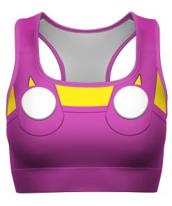 Gearhumans 3D Mario Wario Custom Sport Bra