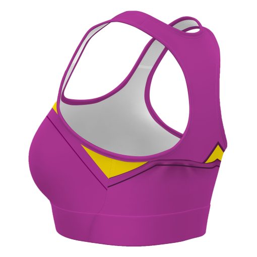 Gearhumans 3D Mario Wario Custom Sport Bra - Image 4