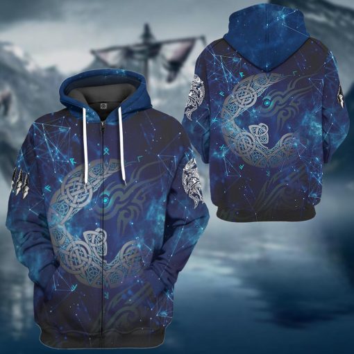 Gearhumans 3D Viking Tattoo Custom Tshirt Hoodie Apparel - Image 9